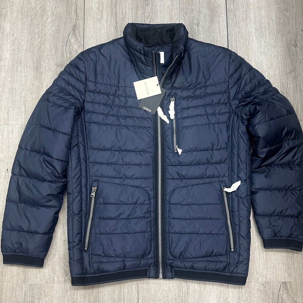 Bugatchi Men's Dark Blue Puffer Jacket - Picture 7 of 11